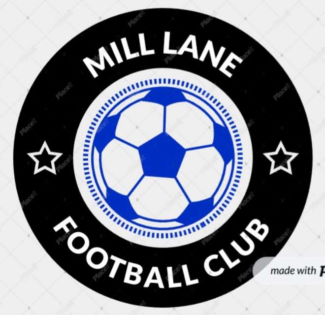 	The badge of the team Mill Lane FC.
