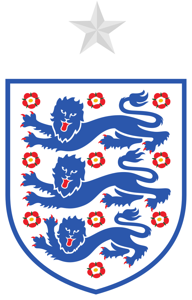 	The badge of the team England.
