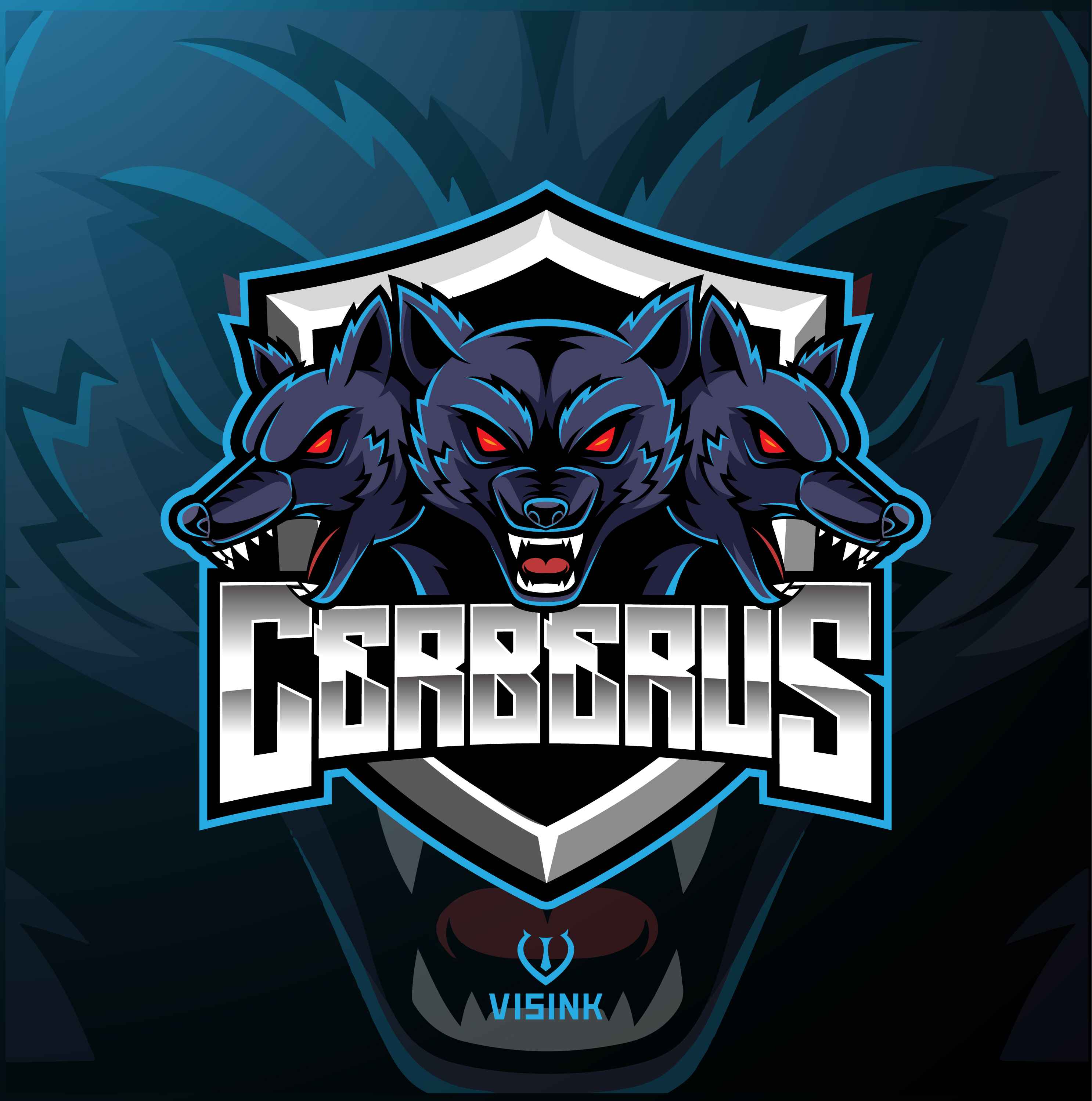 	The badge of the team Cerberus 6s.
