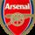 	The badge of the team Arsenal.
