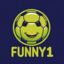 	The badge of the team Funny1.
