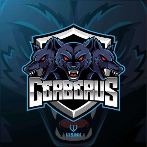 	The badge of the team Cerberus.
