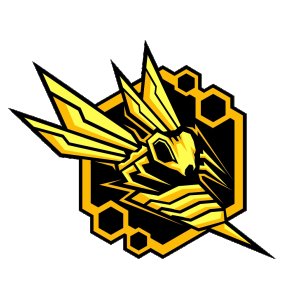 	The badge of the team Hornets 6’s.
