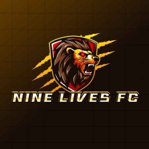 	The badge of the team Nine Lives FC.
