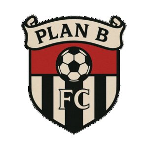 	The badge of the team Plan B FC.
