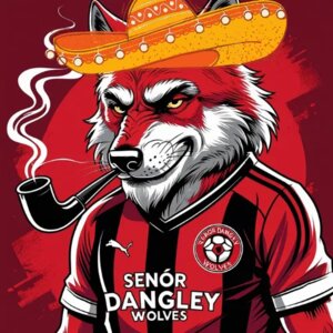 	The badge of the team The Senor Dangley Wolves.
