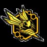 	The badge of the team Hornets 6’s.
